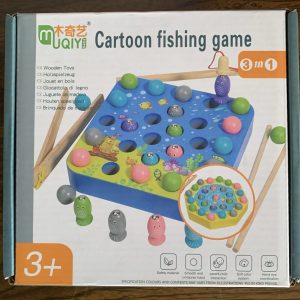 Juego de pesca de madera