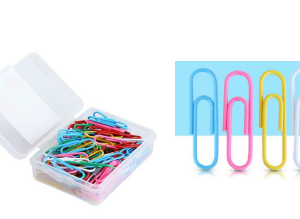Clips de colores pastel 100pcs GS90024