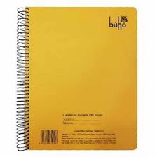 Cuaderno Buho Kraft resorte 200 hojas (GM-20180486)