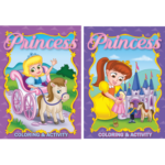 LIBRO COLOREAR PRINCESAS Y UNICORNIOS 32PAG (MD12726)