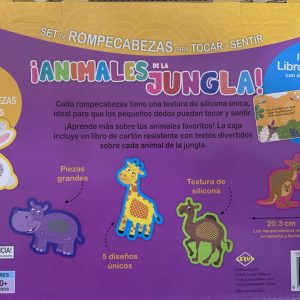 Set de rompecabezas para tocar y sentir Animales de la jungla (9661)