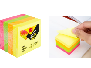 NOTAS ADHESIVAS 2 x 2 neon