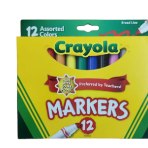 MARCADOR GRUESO EN CAJA X12. CRAYOLA (GPCY77129)