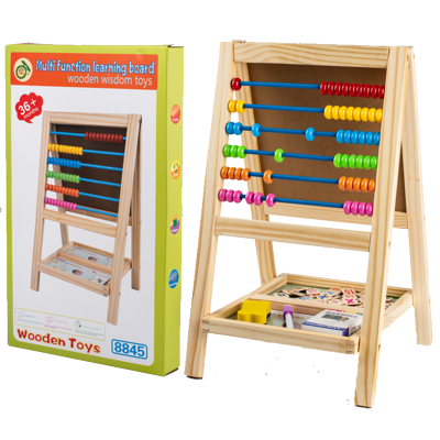 PIZARRA DE MADERA BLANCA / NEGRA DE ACTIVIDADES. 46X28CM (DD1559)