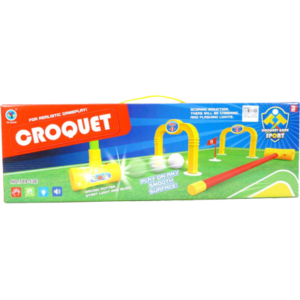 JUEGO ESTILO CRIQUET EN CAJA C/ LUZ Y SON. 55X18CM  (PET JD1002)