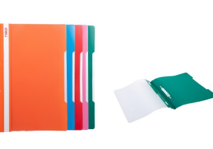 Folder plástico con prensa. Tamaño Carta GS39535