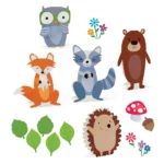 Mural 3D Amigos del Bosque (CTP10204)