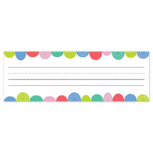 Líneas para nombre gotas arcoíris (CTP4401)