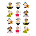 Calcomanías reconocimiento Niños (CTP10691)