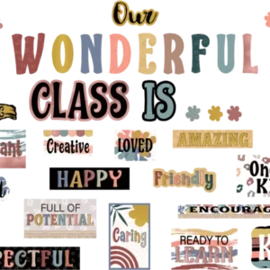 Mini Mural Clase Maravillosa (TCR6680)