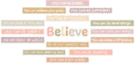 Mini Mural Terrazzo Tones Believe You Can(TCR7207)