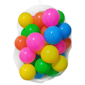 RED CON BOLAS DE PLÁSTICO X50 6CM. (JP1133)