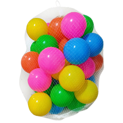 RED CON BOLAS DE PLÁSTICO X50 6CM. (JP1133)