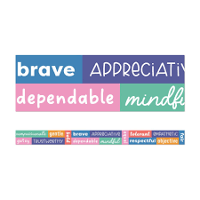 Borde de pizarra palabras positivas (CD108520)