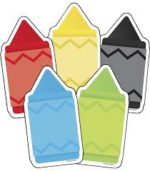 Distintivos de crayola de colores (CD120231)