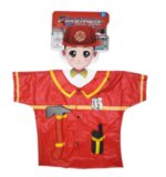 DISFRAZ CON MANGAS DE BOMBERO (GP- KD1223)