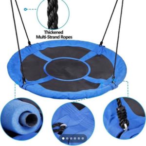 Columpio redondo de tela