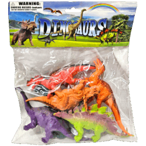 DINOSAURIOS GRANDES EN BOLSA X6 (KA1169)