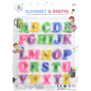 LETRAS MAGNÉTICOS EN BLISTER 20x15cm  (DD1242)