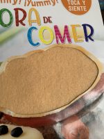 Libro de texturas ¡Vamos! Toca y siente  Hora de comer  (80104)