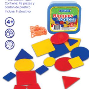 Bloques lógicos pequeños 48piezas