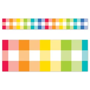 Borders de pizarra Core Decor Rainbow Buffalo Check (CTP 10875)