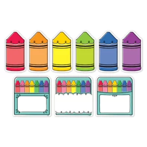 Distintivos Core Decor Doodle Crayons 6"(CTP 10929)