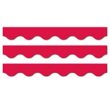 Borders de pizarra Red Wavy (CTP 11063)