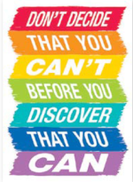 Afiche Don´t Decide that you can´t (CTP0313)