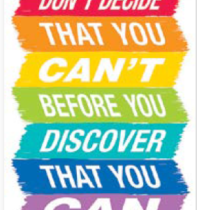Afiche Don´t Decide that you can´t (CTP0313)