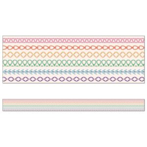 Borde de pizarra Rainbow Stitched (CD108545)
