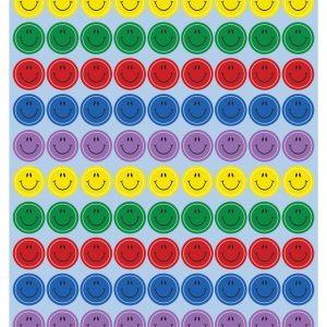 CALCOMANIAS MULTICOLOR DE SONRISAS (CD2173)