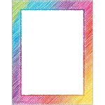 Hojas decoradas para impresora diseño Colorful Scribble (TCR2688)