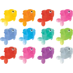 Distintivo pequeño peces colores (TCR3551)