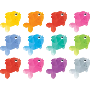 Distintivo pequeño peces colores (TCR3551)