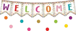 Mural Welcome Confetti Pennants (TCR3608)