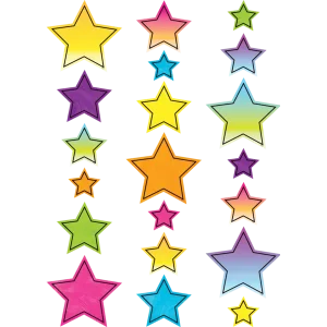 Distintivo tamaños variados Brights 4Ever Stars (TCR3926)
