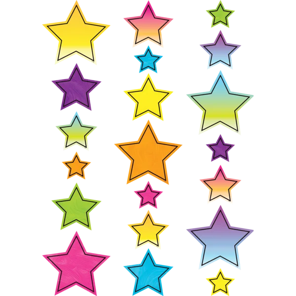 Distintivo tamaños variados Brights 4Ever Stars (TCR3926)
