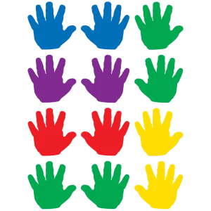 Distintivos pequeños manitas(30 uds) (TCR5137)