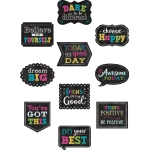 Distintivo grande chalkboard brights positive saying (TCR5576)