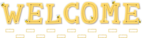 Mural Buzzing Bees Welcome (TCR6912)