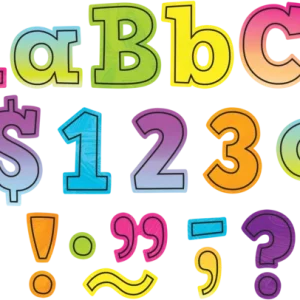 Moldes de Letras Brights 4Ever 4" (TCR6936)