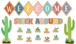 Mural Happy Cactus Crew Welcome (TCR6953)