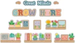 Mini Mural Happy Cactus Crew Great Minds Grow Here(TCR6959)