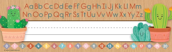 Líneas para nombre Happy Catcus Crew (TCR6960)