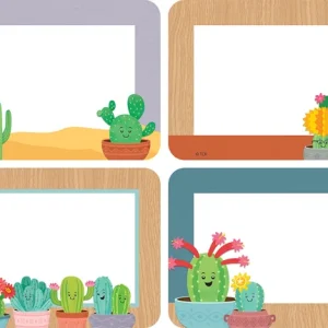 Distintivos adhesivos Happy Cactus Crew (TCR6961)