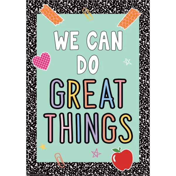 Afiche We Can Do Great Things (TCR7379)