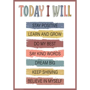 Afiche Today I Will (TCR7397)