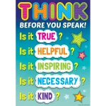Afiche Think Before You Speak (TCR7408)