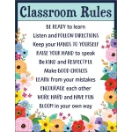 Afiche Wildflowers Classroom Rules(TCR7891)